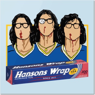 Hanson Brothers Hockey Slapshot Aluminum Foil Posters and Art